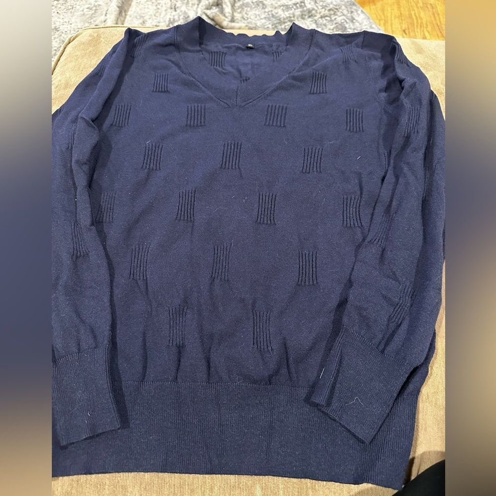 Arach &‎ cloz blue sweater XL EUC